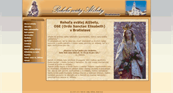 Desktop Screenshot of alzbetinky.sk
